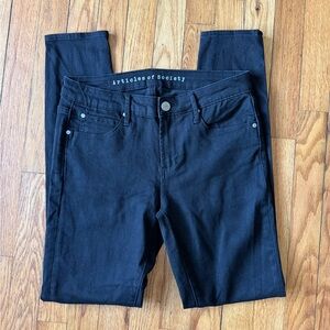 Articles of Society Black Skinny Jeans Size 26